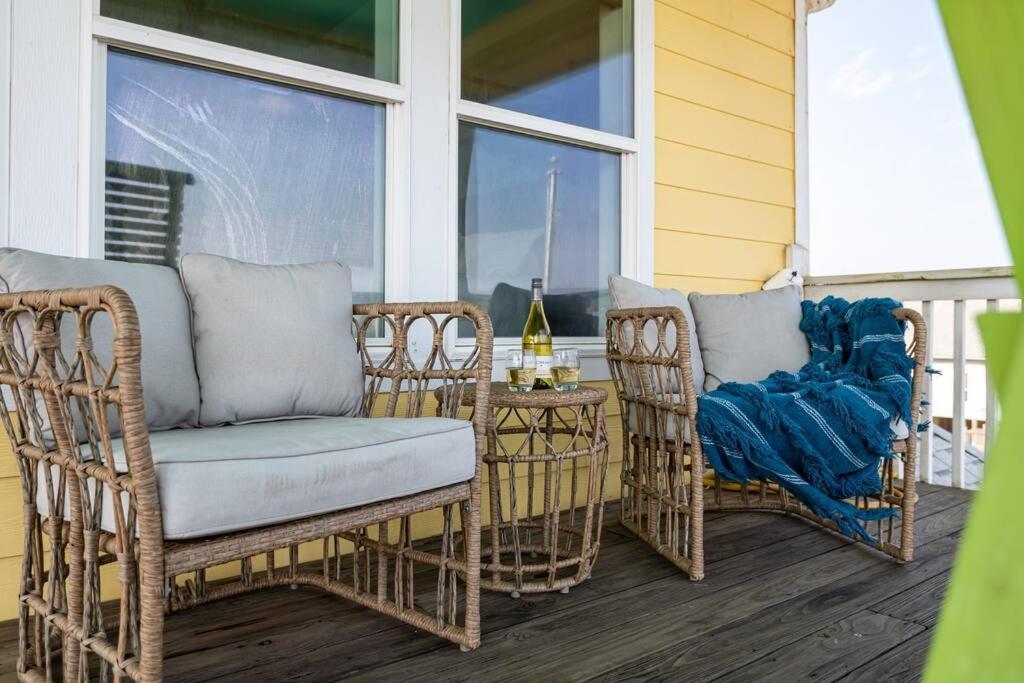 Beachfront*Spectacular View*4 Bd*Sleeps 14 Villa Bolivar Peninsula Exterior foto