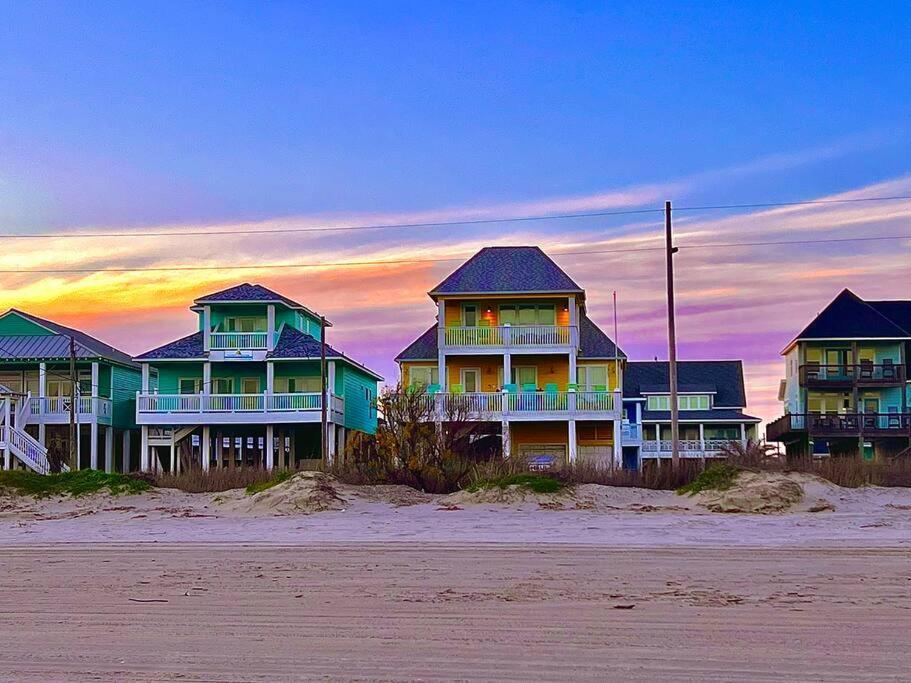 Beachfront*Spectacular View*4 Bd*Sleeps 14 Villa Bolivar Peninsula Exterior foto