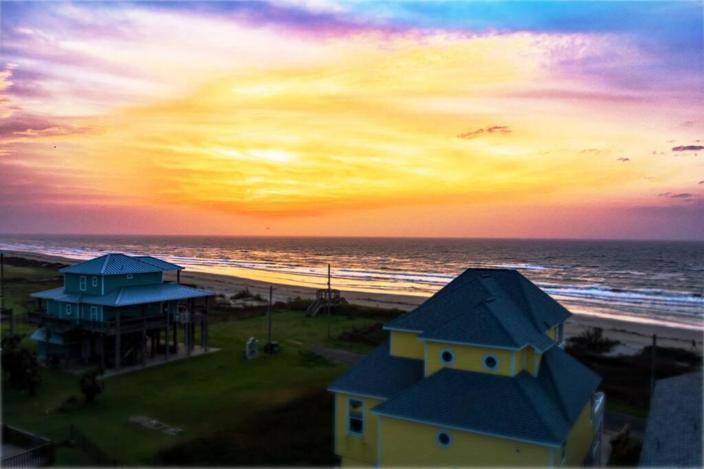 Beachfront*Spectacular View*4 Bd*Sleeps 14 Villa Bolivar Peninsula Exterior foto