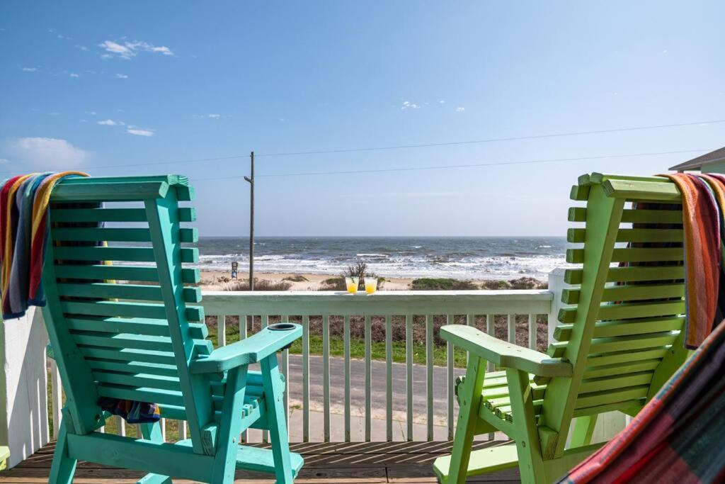 Beachfront*Spectacular View*4 Bd*Sleeps 14 Villa Bolivar Peninsula Exterior foto